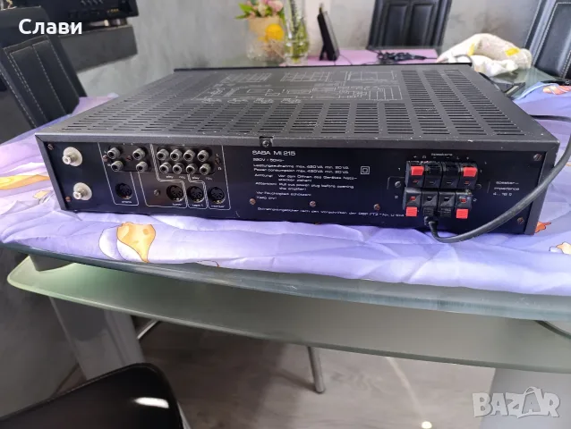 Усилвател SABA-MI 215 , снимка 15 - Ресийвъри, усилватели, смесителни пултове - 56361495
