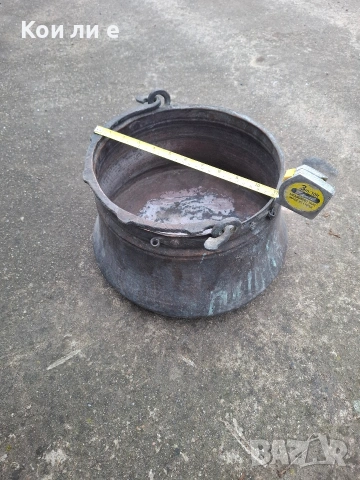 Голям бакър котел , снимка 8 - Антикварни и старинни предмети - 54030956