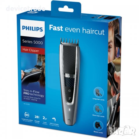 Машинка за подстригване Philips HC5630/15, 0.5-28 мм, 28 стъпки, Li-Ion, снимка 3 - Машинки за подстригване - 31192499