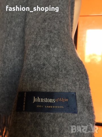 Мъжки шал Johnstons of Elgin, агнешка вълна, снимка 2 - Шалове - 35219329