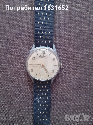 Ретро часовник - Omikron 21 рубина, снимка 7 - Антикварни и старинни предмети - 54030774