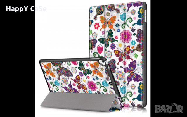 Apple iPad 9 8 7 10.2" / Air 5 4 10.9" / Mini 7 6 8.3" / Кожен калъф смарт кейс за таблет, снимка 3 - Таблети - 30299289