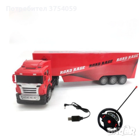 Камион с дистанционно управление  Hercules Road Rage, снимка 6 - Коли, камиони, мотори, писти - 52261765