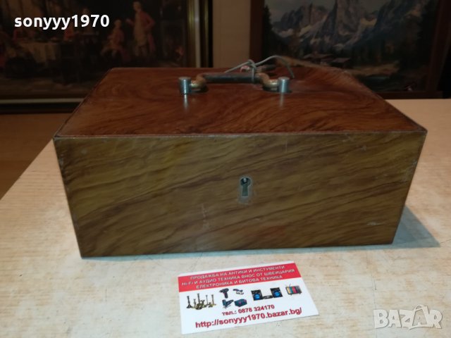 СЕИФ-КАСА МЕТАЛНА С КЛЮЧ 2009212001, снимка 6 - Антикварни и старинни предмети - 34198032