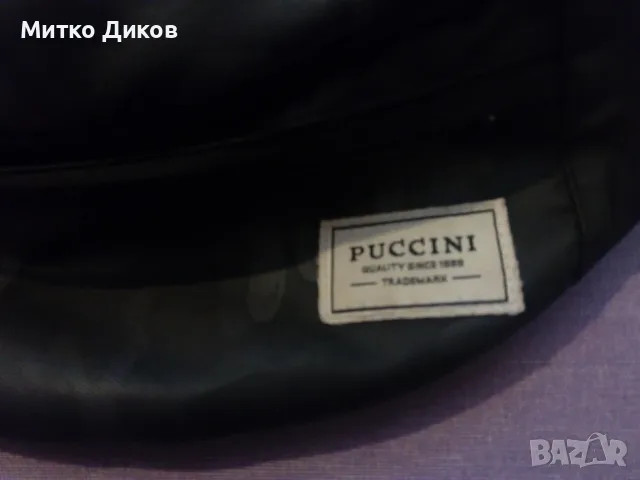Чанта за колан голяма 34х15 с маркова на Puccini промазан плат нова, снимка 3 - Чанти - 55804060