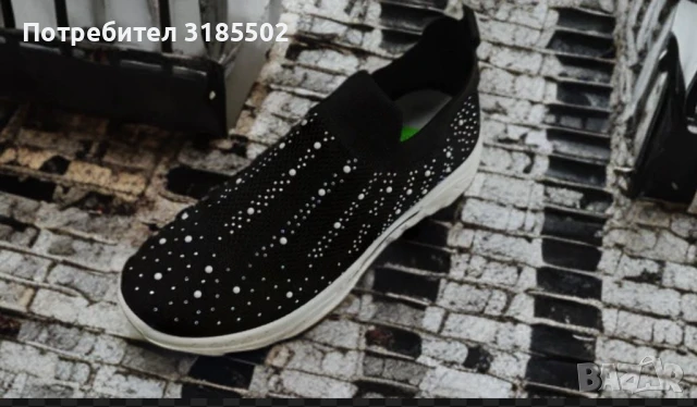 Леки дамски ластъчни мрежести маратонки без връзки, снимка 9 - Маратонки - 51195339