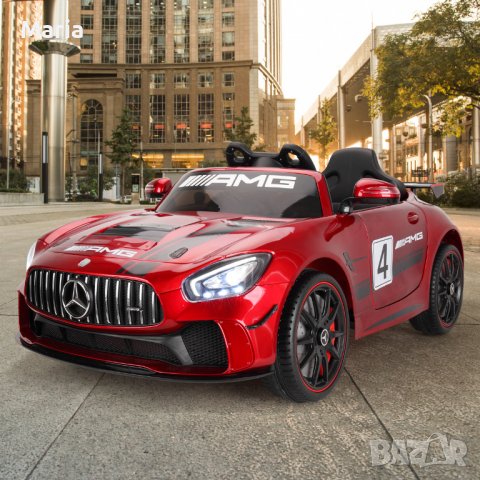 Акумулаторена кола Mercedes Benz GT4 AMG 12V , снимка 2 - Детски велосипеди, триколки и коли - 38691438