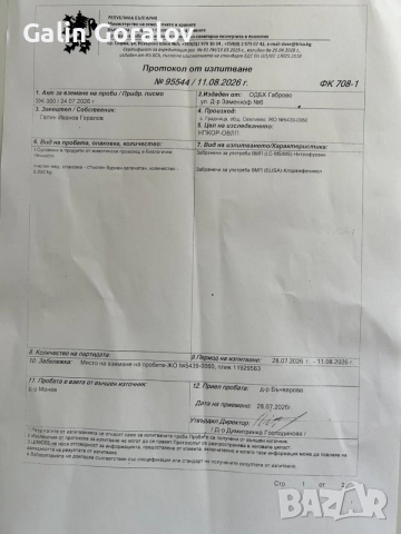 пчелен мед Акация , снимка 3 - Пчелни продукти - 56031867