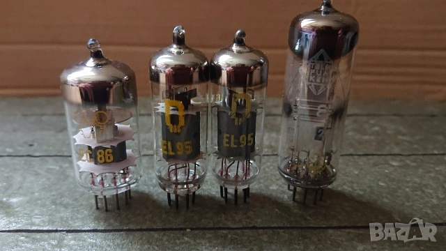 Лот радиолампи EC86, EL95, EM84. 