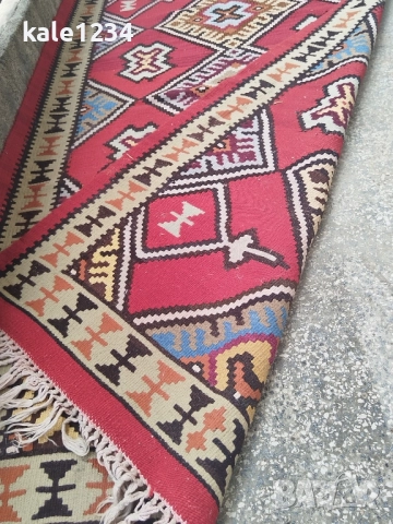 Чипровски килим. Пътека. Ръчно тъкан. Оригинал. Двулицев , снимка 11 - Декорация за дома - 51782282