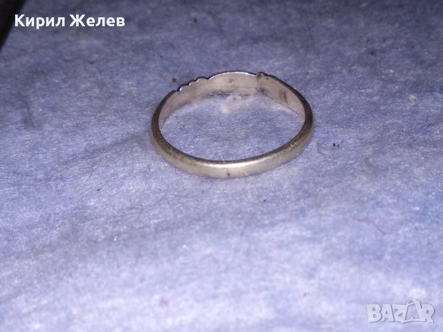 СТАР ДЕБЕЛО ПОСРЕБРЕН СТИЛНО ОРНАМЕНТИРАН РЕТРО АРТ ФИН ПРЪСТЕН от БЛАГОРОДНА СТОМАНА 28746, снимка 8 - Антикварни и старинни предмети - 40488530