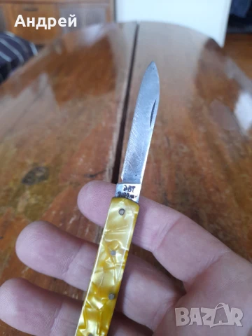 Стар джобен нож,ножче,ножка #120, снимка 5 - Антикварни и старинни предмети - 50633798