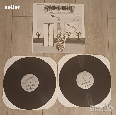 На почитателите на суинга предлагам двойна американска плоча от 1982г.: Jerry Gray and His Orchestra, снимка 1