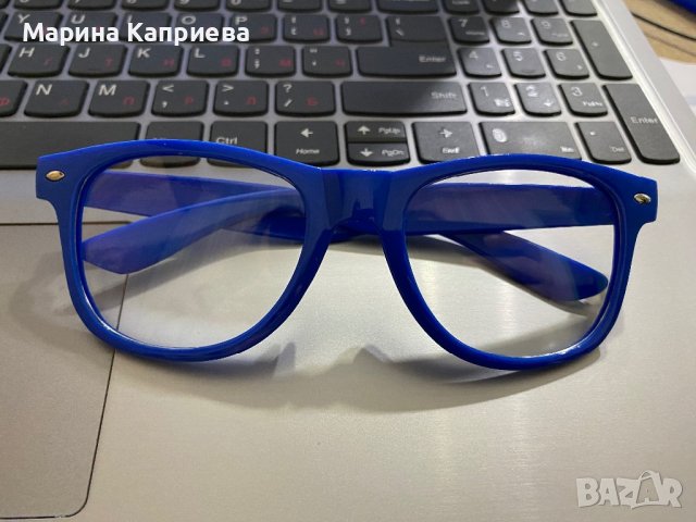 Очила без диоптър. Налични черни, прозрачни и сини рамки #Модел 7, снимка 3 - Други - 39922669