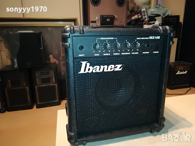 IBANEZ IBZ10B L bass ampli-КИТАРЕН УСИЛВАТЕЛ ОТ ГЕРМАНИЯ 0402231913, снимка 2 - Ресийвъри, усилватели, смесителни пултове - 39555259