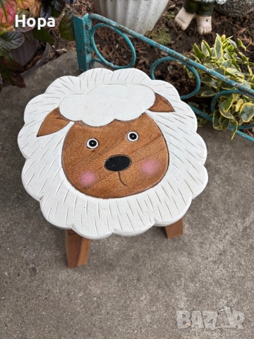 Столче /Табуретка от тиково дърво, снимка 10 - Декорация за дома - 40635580