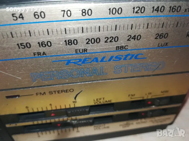 REALISTIC-STEREO RADIO-ВНОС SWISS 2804250613, снимка 9 - Радиокасетофони, транзистори - 50062108