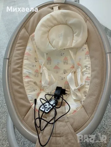 Ел.люлка и шезлонг-Kikka Boo, снимка 3 - Детски люлки - 49766674