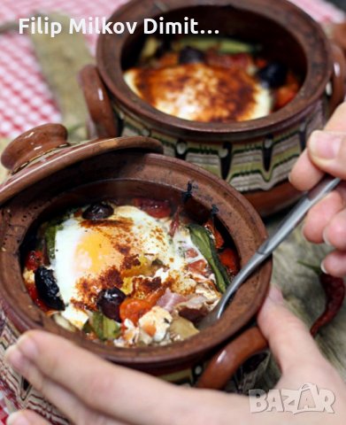 Комплект от 6 броя малки гравирани гювечета