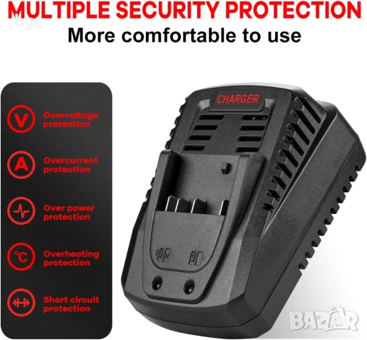  Бързо зарядно за батерии Bosch BC660 14.4V-18V литиева батерия BC1880 BAT619G BAT619 BAT609G BAT609, снимка 5 - Други инструменти - 50867646