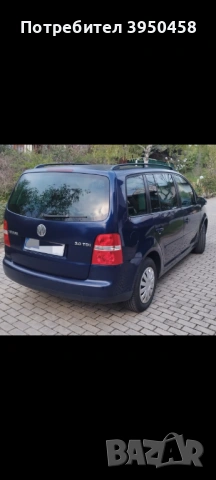 VW Touran 7 местен 6 степенна 2.0TDI 2006г обслужен перфектен мотор и ходова част , снимка 4 - Автомобили и джипове - 54277451