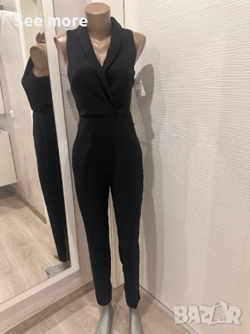 H&M елегантен гащеризон в черно XS/S, снимка 5 - Гащеризони - 51068103