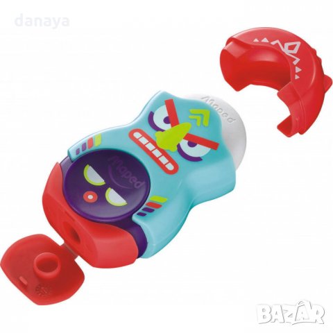 1576 Острилка за моливи с гума Loopy Totem, снимка 6 - Ученически пособия, канцеларски материали - 29686904