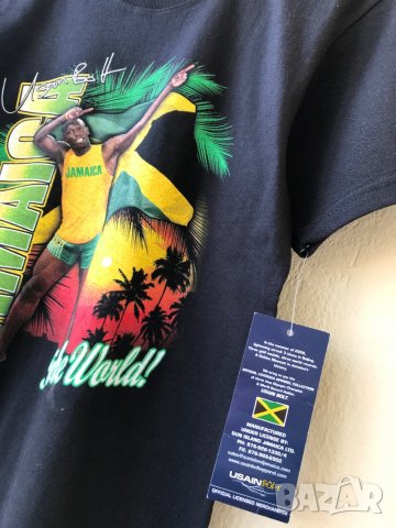 Тениска за любители на Юсеин Болт - М, снимка 3 - Тениски - 29749221