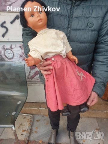 много стара италианска кукла /маркирана /