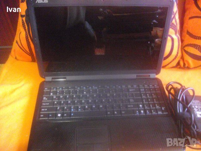 Лаптоп 15,6"-ASUS K50C-Отличен-Черен-HD 320GB/RAM 3GB/Intel Celeron 220-Батерия Добра/Зарядно, снимка 10 - Лаптопи за работа - 42759679