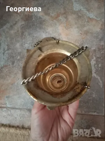 Бронзово кандило , снимка 10 - Антикварни и старинни предмети - 50318642