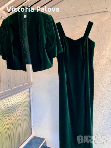 Прекрасна официална рокля с болеро SINAC Германия, снимка 3 - Рокли - 37746812