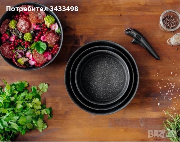 Комплект от 3 алуминиеви тави с незалепващо покритие, снимка 5 - Съдове за готвене - 51857604