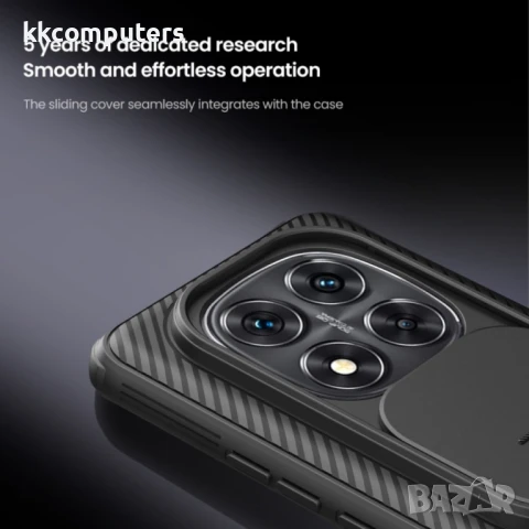 Xiaomi Redmi Note 14 Pro+ 5G Удароустойчив NILLKIN CamShield Калъф и Протектор, снимка 7 - Калъфи, кейсове - 50906452