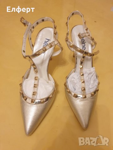 Сандали с ток Heine , снимка 3 - Дамски обувки на ток - 31969197