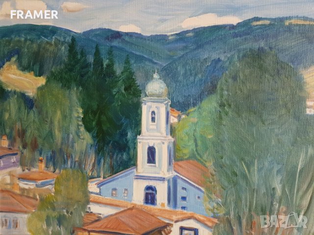 Атанас Жеков Копривщица Църквата успение Богородично 2000 година, снимка 3 - Картини - 38969237