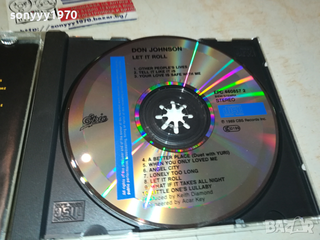 DON JOHNSON CD 0803241708, снимка 2 - CD дискове - 44671411