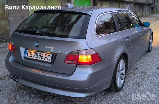BMW E 61,2005,3.0/218коня,кожа,ксенон/БАРТЕР, снимка 5 - Автомобили и джипове - 53128746