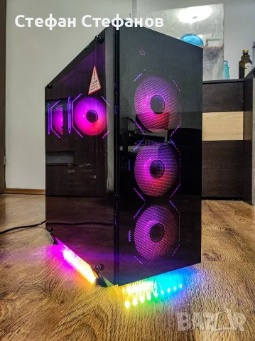 🔥Нов Геймърски Компютър! Ryzen 7 5700X, RTX 4060, 16GB RAM, 512GB SSD NVMe