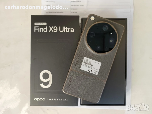 OPPO Find X9 Ultra 5G 6.82 ", 512 GB, RAM 12 GB, 200+200+50+50+3.2 MP, 5G, снимка 5 - Други - 56010408
