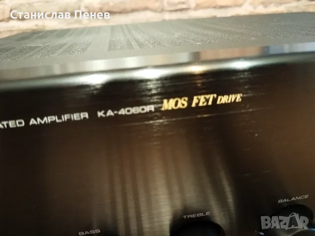 Kenwood KA-4060R Mos Fet Integrated Stereo Amplifier, снимка 3 - Ресийвъри, усилватели, смесителни пултове - 55804980