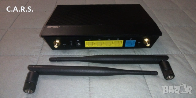 Wi-Fi Рутер ASUS RT-N12-D1 300 Mbit/s, снимка 4 - Рутери - 54100864
