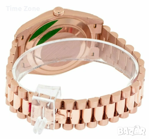 Rolex Day-Date 40mm President Rose Gold Chocolate Dial Diagonal Motif Различни Варианти, снимка 10 - Мъжки - 54047727
