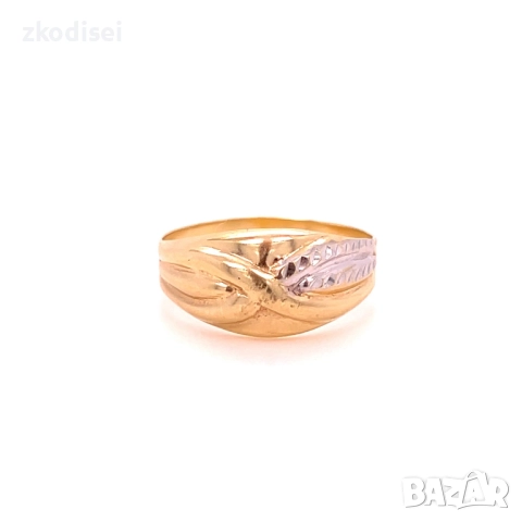 Златен дамски пръстен 1,90гр. размер:59 14кр. проба:585 модел:34862-1