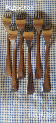 Български вилици от неръждаема стомана , снимка 2 - Прибори за хранене, готвене и сервиране - 44581738