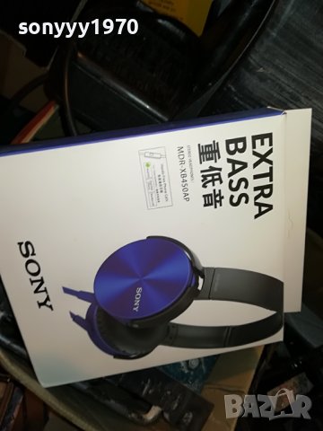 SONY BLUE HEADPHONES 1706221710, снимка 1 - Слушалки и портативни колонки - 37117619