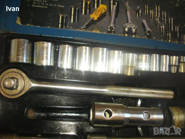 НЕМСКА МАЛКА ГЕДОРИЯ ИНСТРУМЕНТАЛИУМ 18 ЧАСТИ СТАРО КАЧЕСТВО ТРЕСЧОТКА ТОРСОВЕ АДАПТЕРИ НЕПЪЛЕН К-Т, снимка 10 - Други инструменти - 48563559