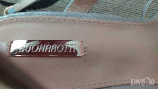 Сребристи сандали, номер 37, снимка 4 - Сандали - 30737376