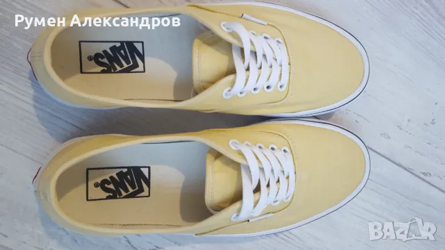 Нови жълти гуменки VANS unisex EUR40,5, снимка 4 - Джапанки - 50337327