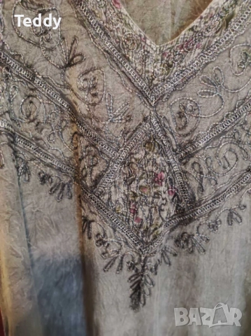 Красива рокля с големи размери (Индия), снимка 7 - Рокли - 51837689